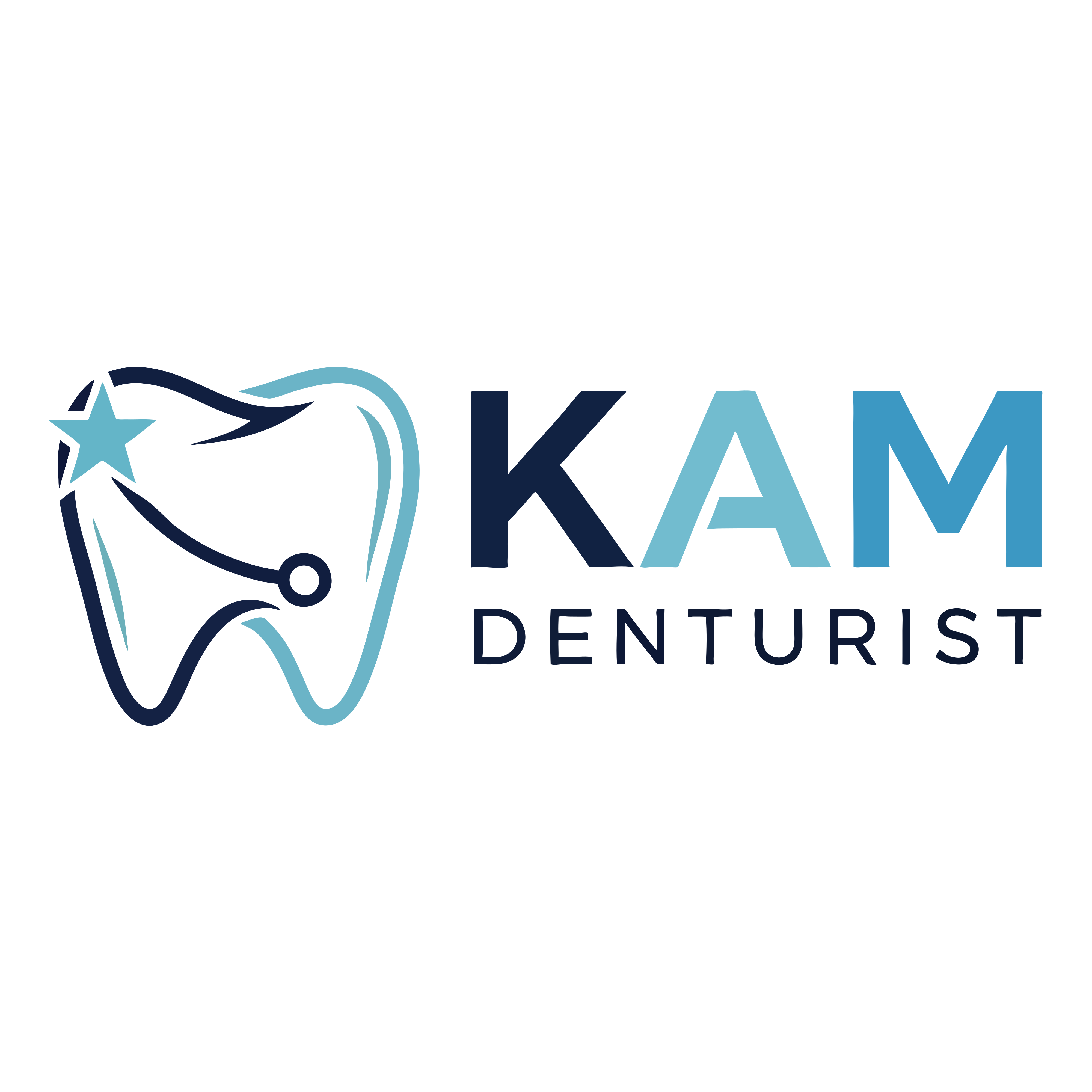 Kam Denturist logo